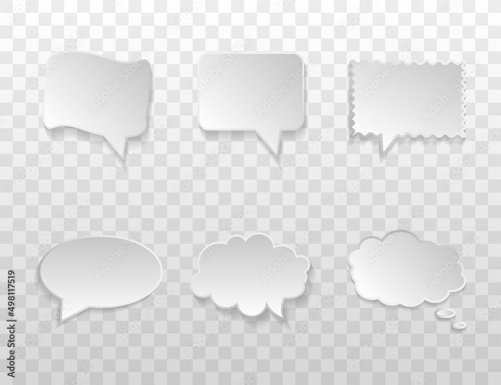 Speech Bubble set. Vector illustration. Flat design. Speech Bubble set. Vector illustration. Flat design.