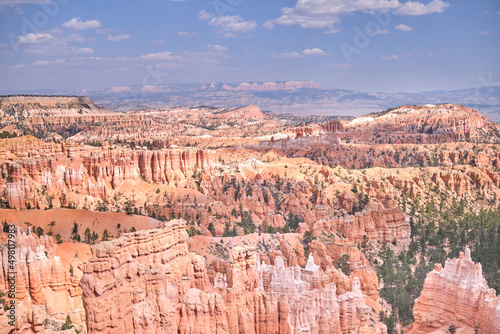 Bryce Canyon Panorama. Amazing sandstone and Rock formation. Beautiful natural Lights and shadows © Stephan