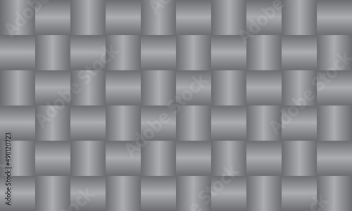 metallic silver square background template vector for copy space, banner, or flyer