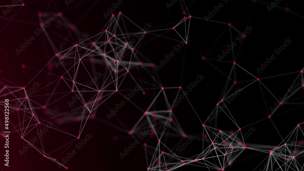 video, 4k, sfondo, collegamenti, network, molecole,