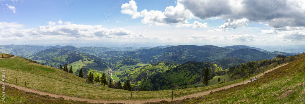 Germany Belchen Mountain View