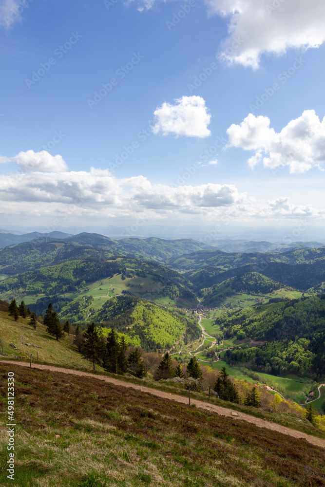 Germany Belchen Mountain View