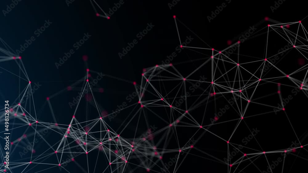 video, 4k, sfondo, collegamenti, network, molecole,