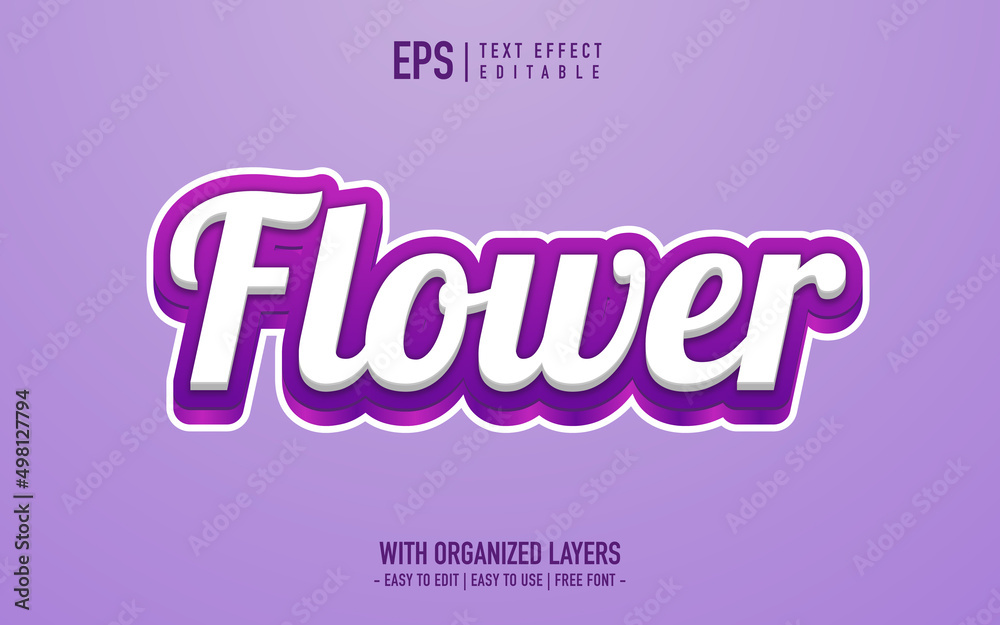 shiny purple flower text effect shiny purple flower text effect
