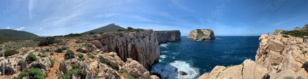 Cala Barca bay, Alghero, Sardinia, Italy