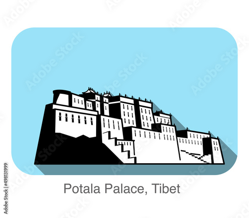 Potala Palace. famous Landmark of the world series, Famous scenic spots photo
