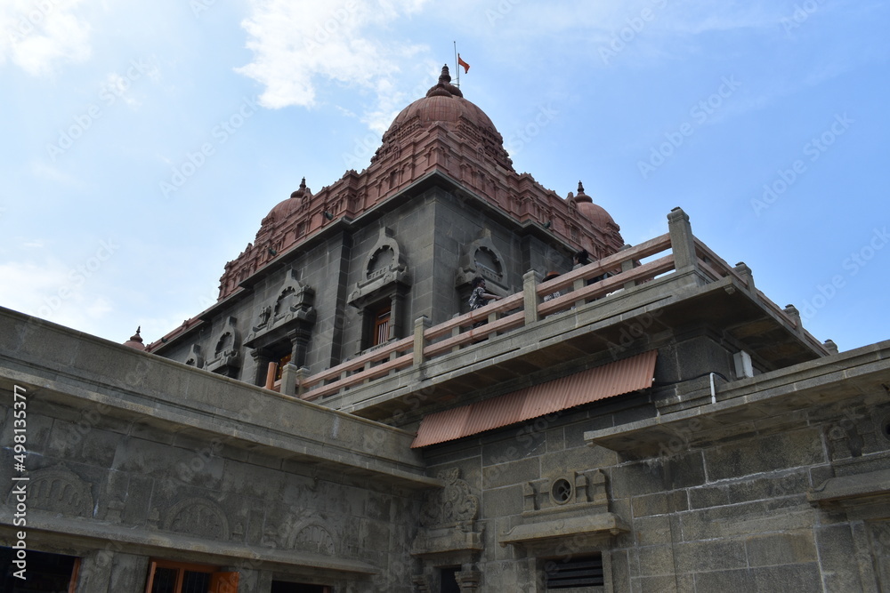 Vivekanandha rock : Three seas of tamil nadu. The wonder of Indian culture.