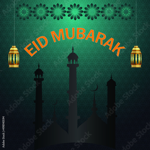 EID MUBARAK ISLAMIC BACKGROUND TEMPLATE