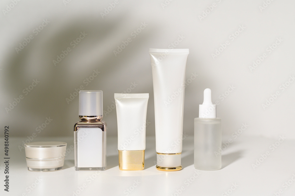 moisturizing cream bottle over white background studio, packing and skincare beauty concept moisturizing cream bottle over white background studio, packing and skincare beauty concept