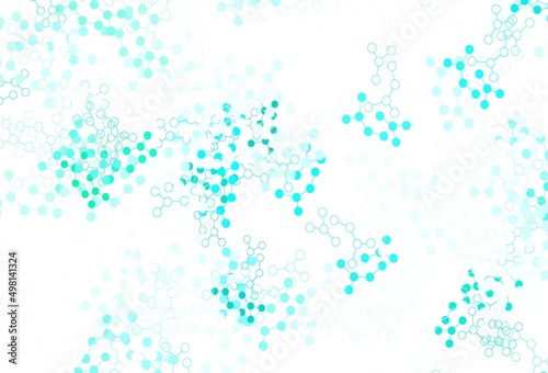 Light Green vector texture with artificial intelligence concept.