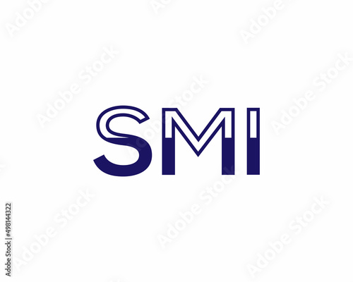 creative SMI Letter Logo Design.  SMI initials letter logo concept. © Masum98