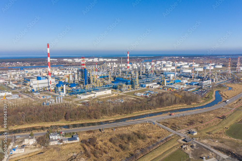 Rafineria Gdańska - obrazy, fototapety, plakaty 