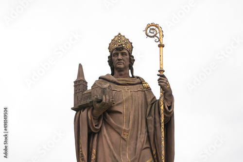 Saint Angsar founder Hamburg cathedral in old town