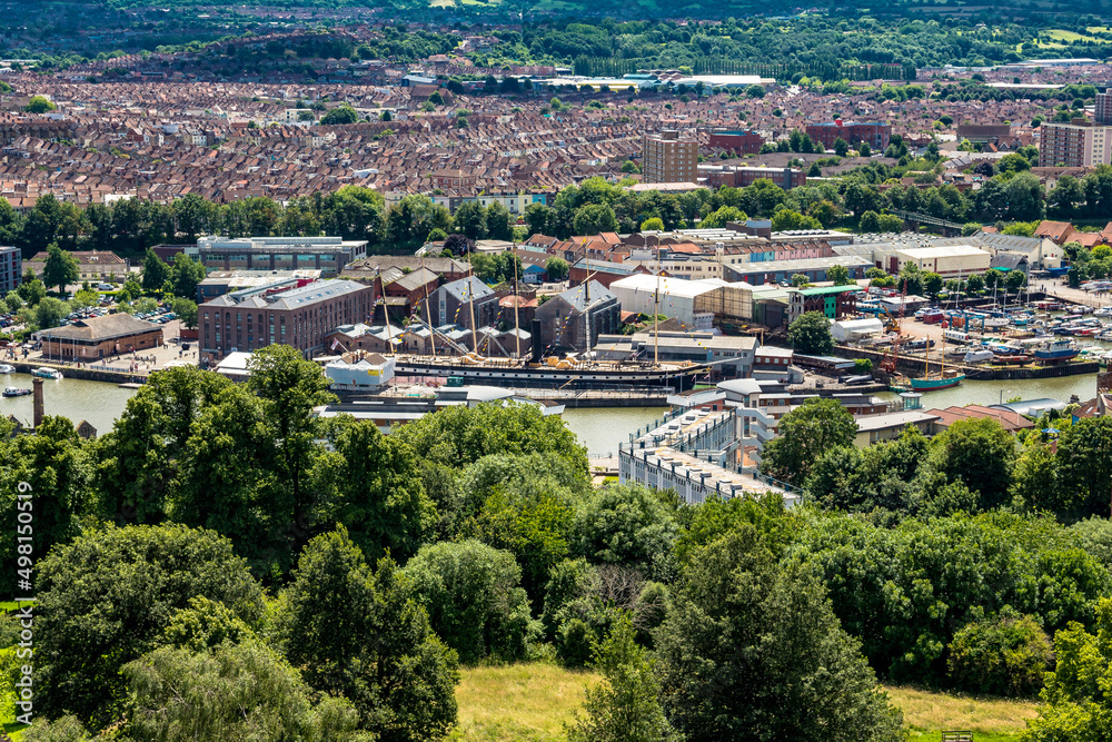 Bristol Skyline Luftbild