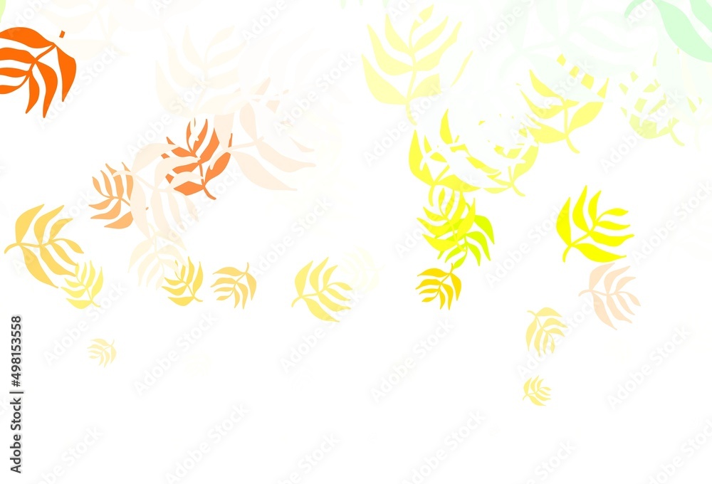 Light Pink, Green vector natural pattern with leaves. Light Pink, Green vector natural pattern with leaves.