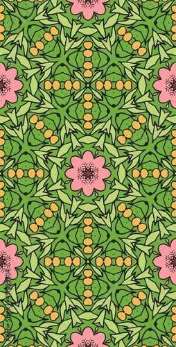 Wallpaper Mural Fractodome Colorful Seamless Fractal Patterns Torontodigital.ca