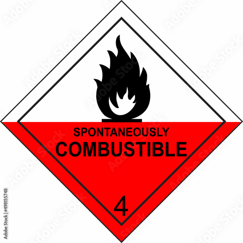  vm4.1,espontáneamente, 4, pictograma, vector, imagen, indicar, anuncio, aviso, señalética, icono, símbolo, ilustración, seguridad, combustible, epp, signo, convencional, normatividad, concepto,