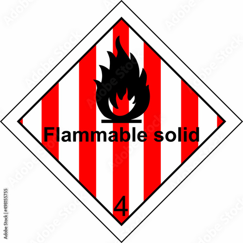 vm4, Sólido inflamable, 4, pictograma, vector, imagen, indicar, anuncio, aviso, señalética, icono, símbolo, ilustración, seguridad, inflamable, peligro, epp, Sólido , signo, convencional, normatividad