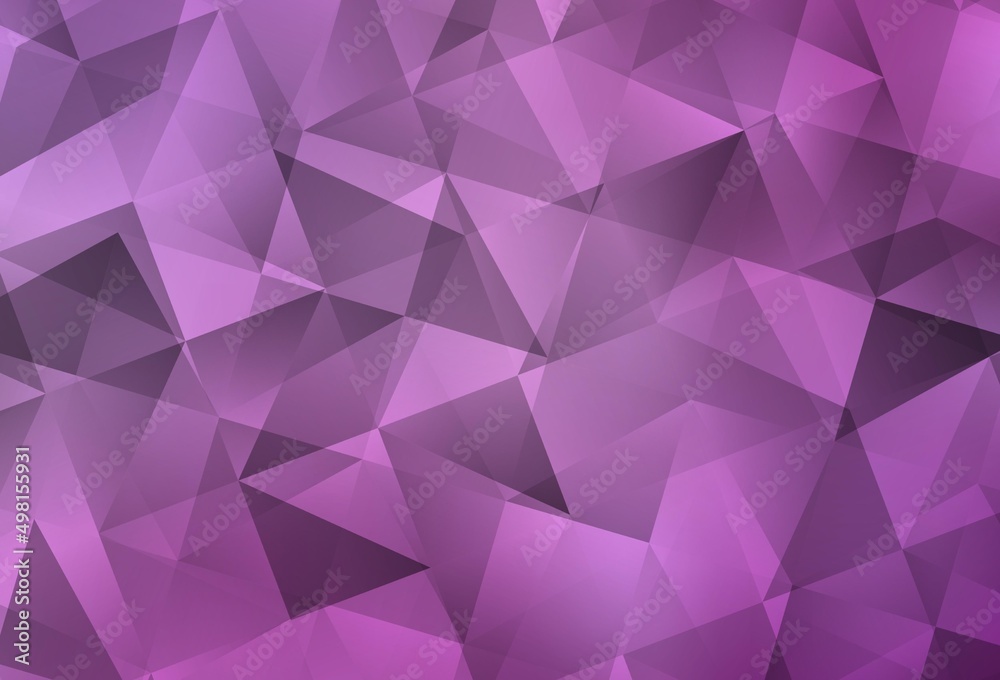 Light Pink vector gradient triangles template. Light Pink vector gradient triangles template.