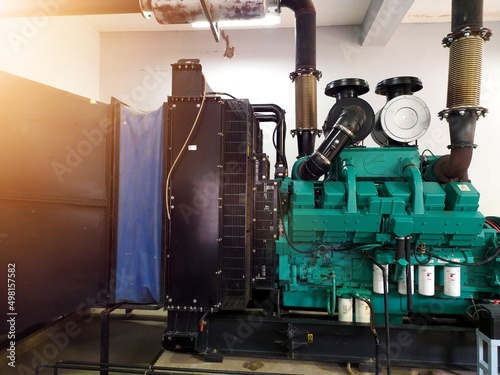 Obraz na płótnie Engine generator by cummins