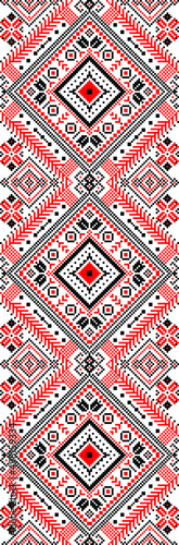 ukrainian national ornament texture background pattern