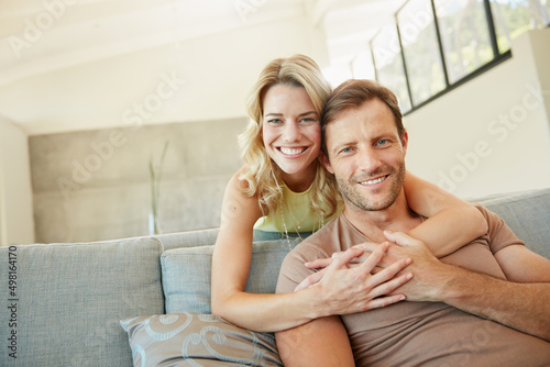 Free Download Love on the home front. Portrait of a happy couple enjoying some free time together at home. - GFXLoad