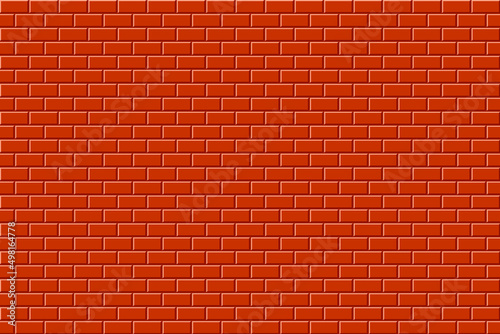 Orange brick wall background vector design illustration
