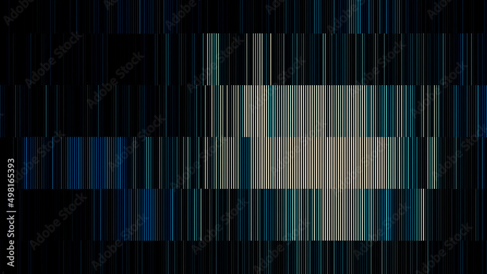 Background noise from moving lines. Motion. Lines move and blink in bands creating noise effect