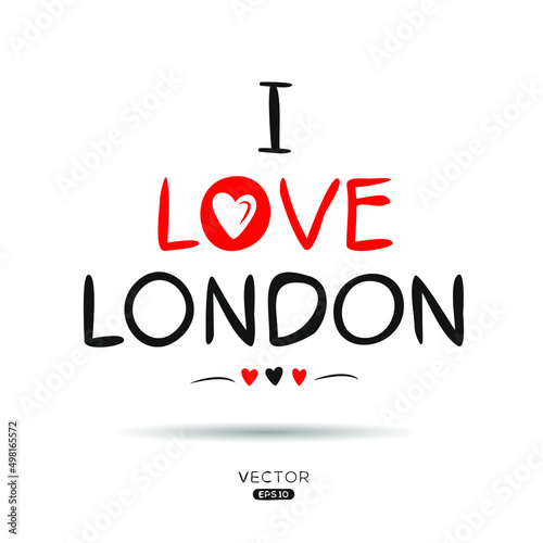 Foto London, typography Design, Vector illustration.