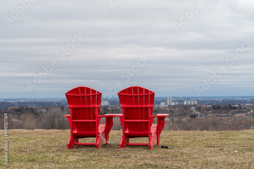Photography Muskoka chairs in downsview park