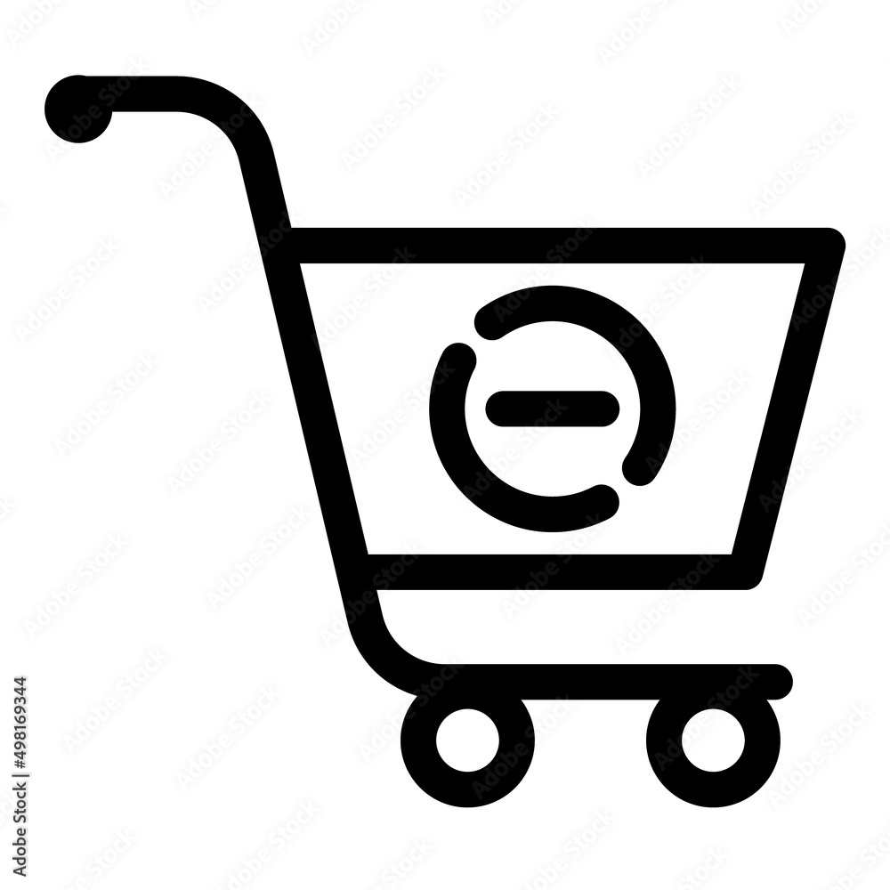 Remove From Basket Flat Icon Isolated On White Background Remove From Basket Flat Icon Isolated On White Background