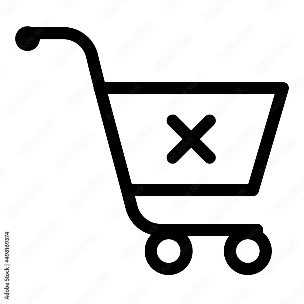 Remove From Basket Flat Icon Isolated On White Background Remove From Basket Flat Icon Isolated On White Background
