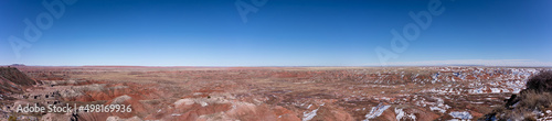 Painted desert at Petrified Forest National Park