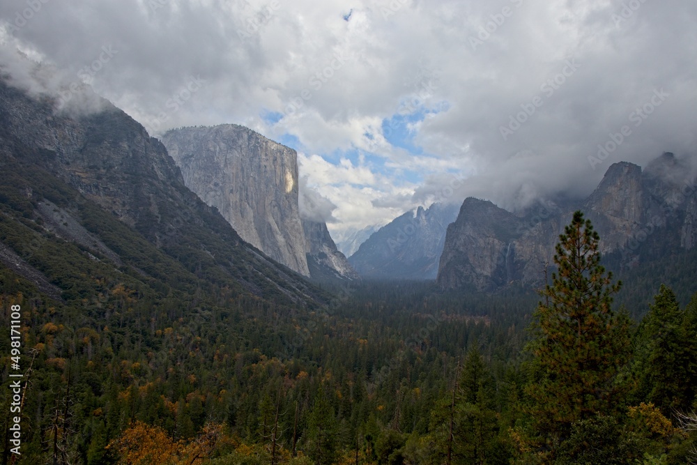 Cloudy Yosemite
