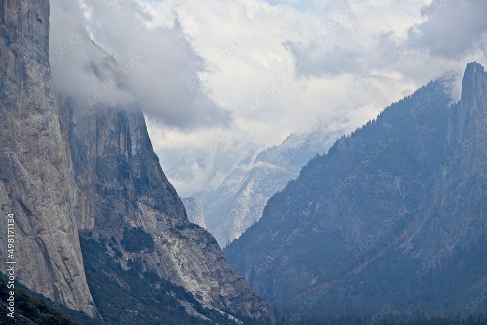 Cloudy Yosemite