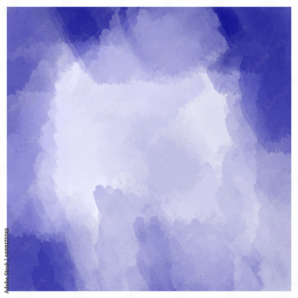 Fototapeta premium Trend abstract watercolor background. The color splashing in the paper.It is a hand drawn.