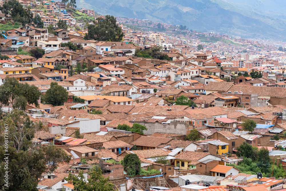 Tejados de la ciudad del Cusco - Rooftops of the city of Cuzco, Peru