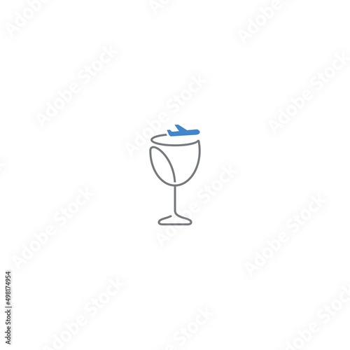 plane wine logo