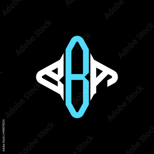 BBA letter logo creative  design with vector graphic