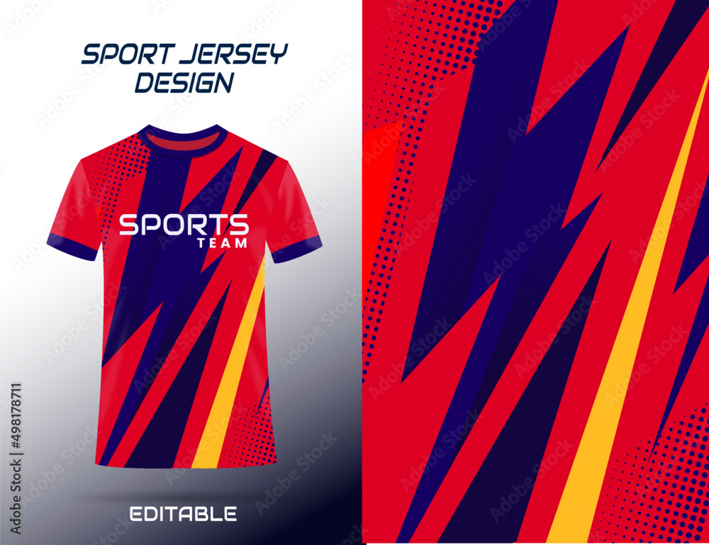 Sport Jersey Uniform Fabric Textile Design for Soccer Football Volleyball Tennis Badminton Sport Jersey Uniform Fabric Textile Design for Soccer Football Volleyball Tennis Badminton