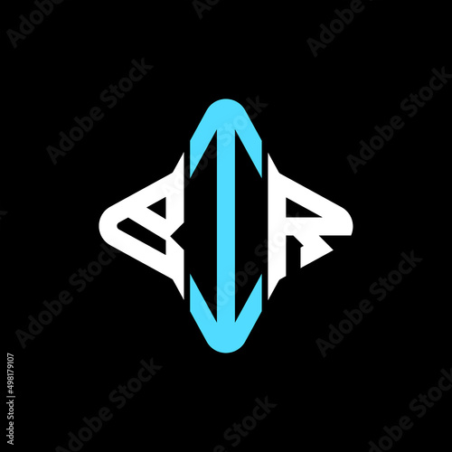 BIR letter logo creative design with vector graphic