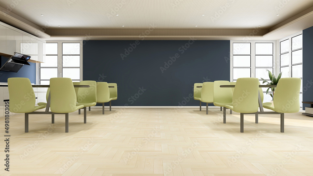 company logo mockup in the office kitchen wall company logo mockup in the office kitchen wall