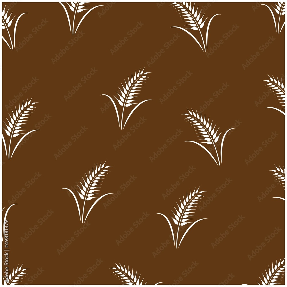 scattered wheat logo background