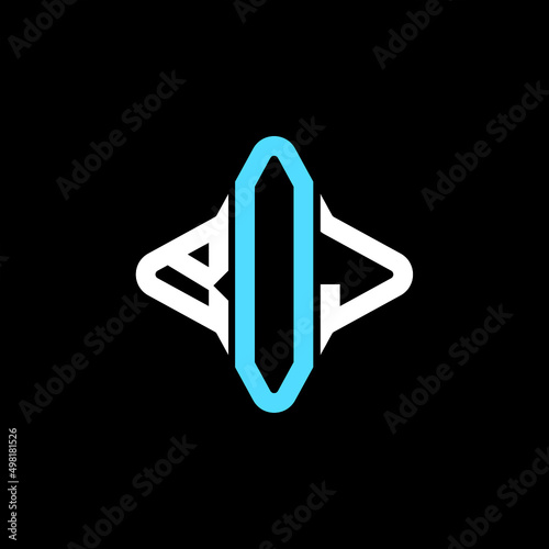 BOJ letter logo creative design with vector graphic