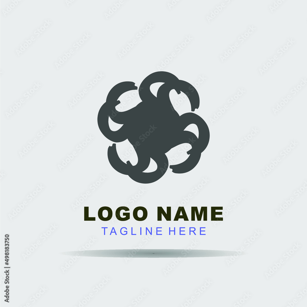 Fototapeta premium Chakra icon logo symbol - vector