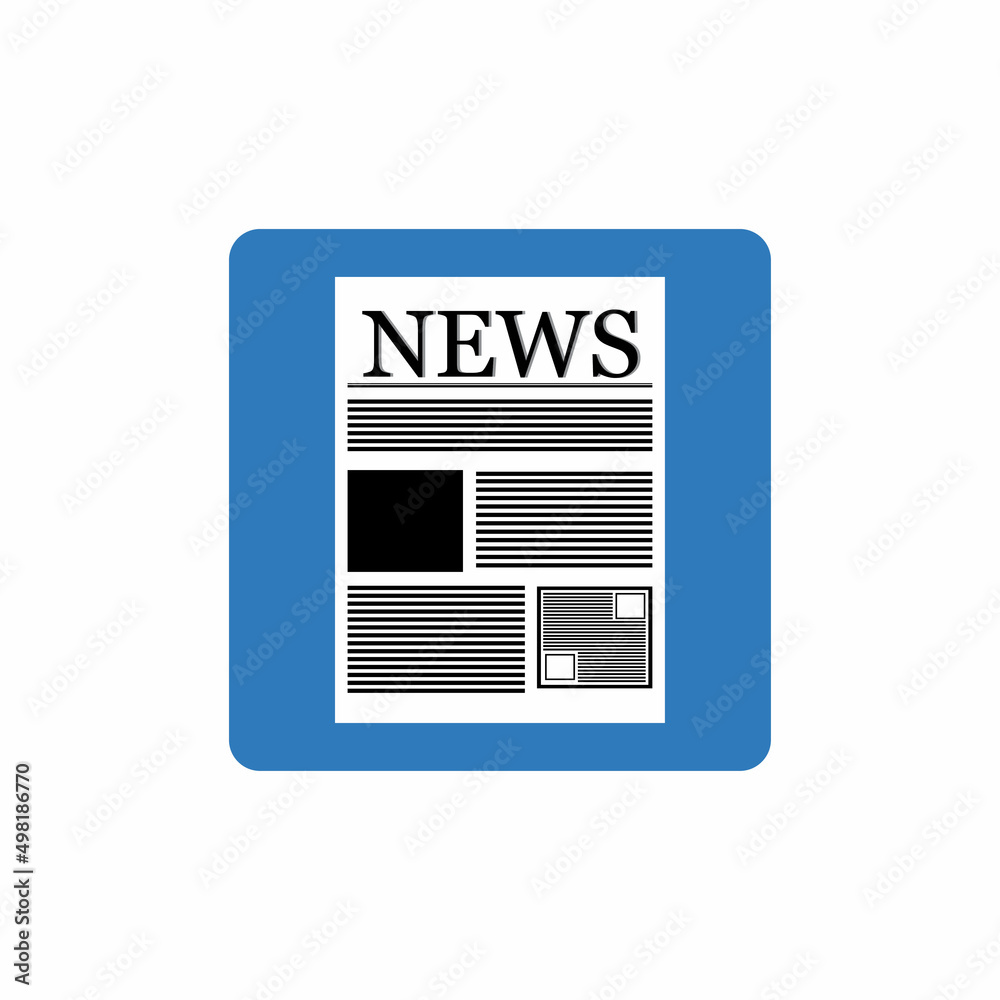 Newspaper icon vector symbol background Newspaper icon vector symbol background