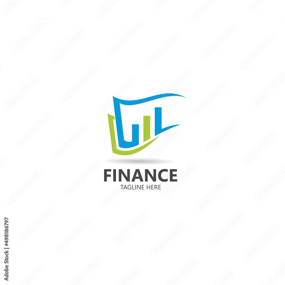 Business Finance professional logo template vector