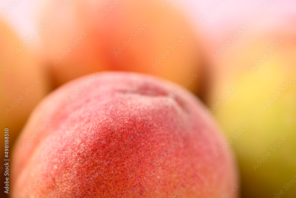 Close up of peach fruit, texture background Close up of peach fruit, texture background