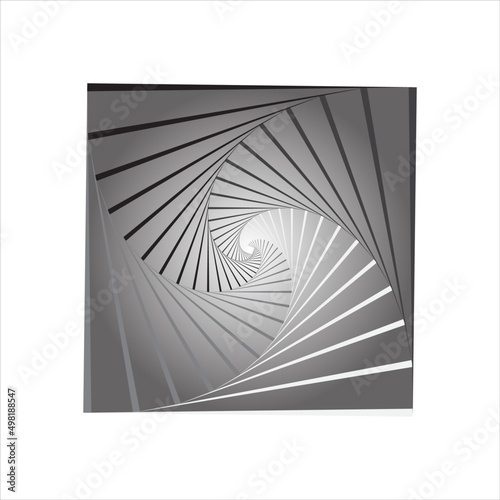 Black white and silver abstract art