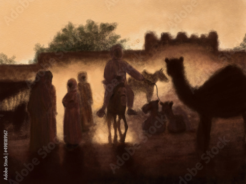 Town in the desert